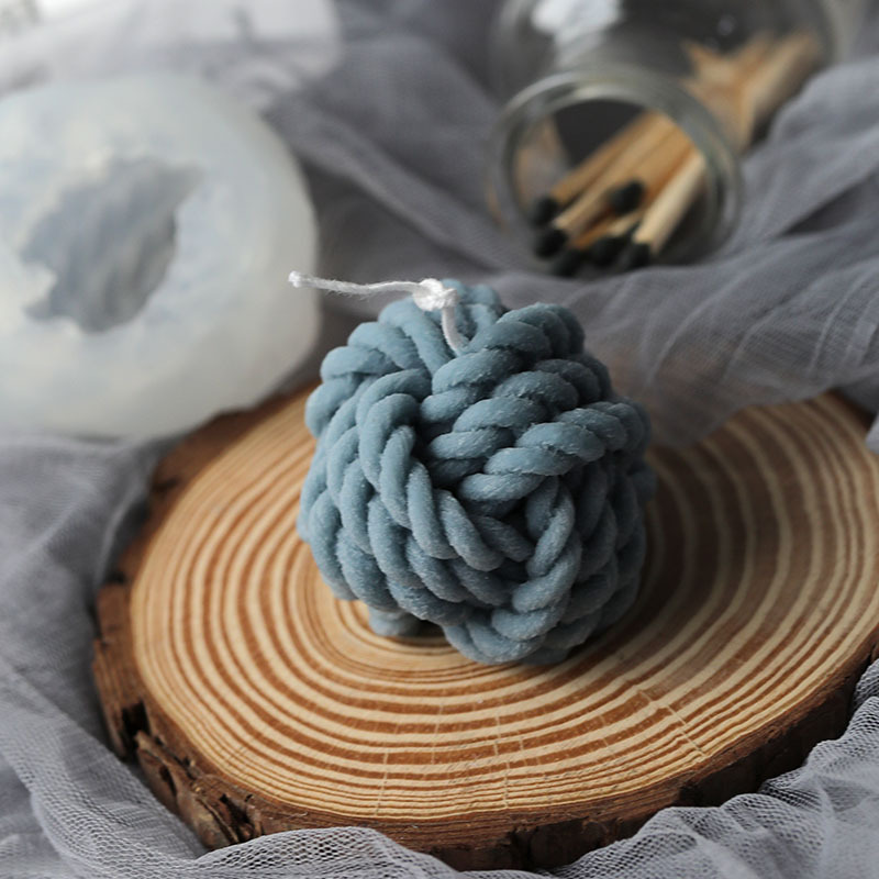 Candle Making Date Night - 3D Wool Shape Candle Mold Scented