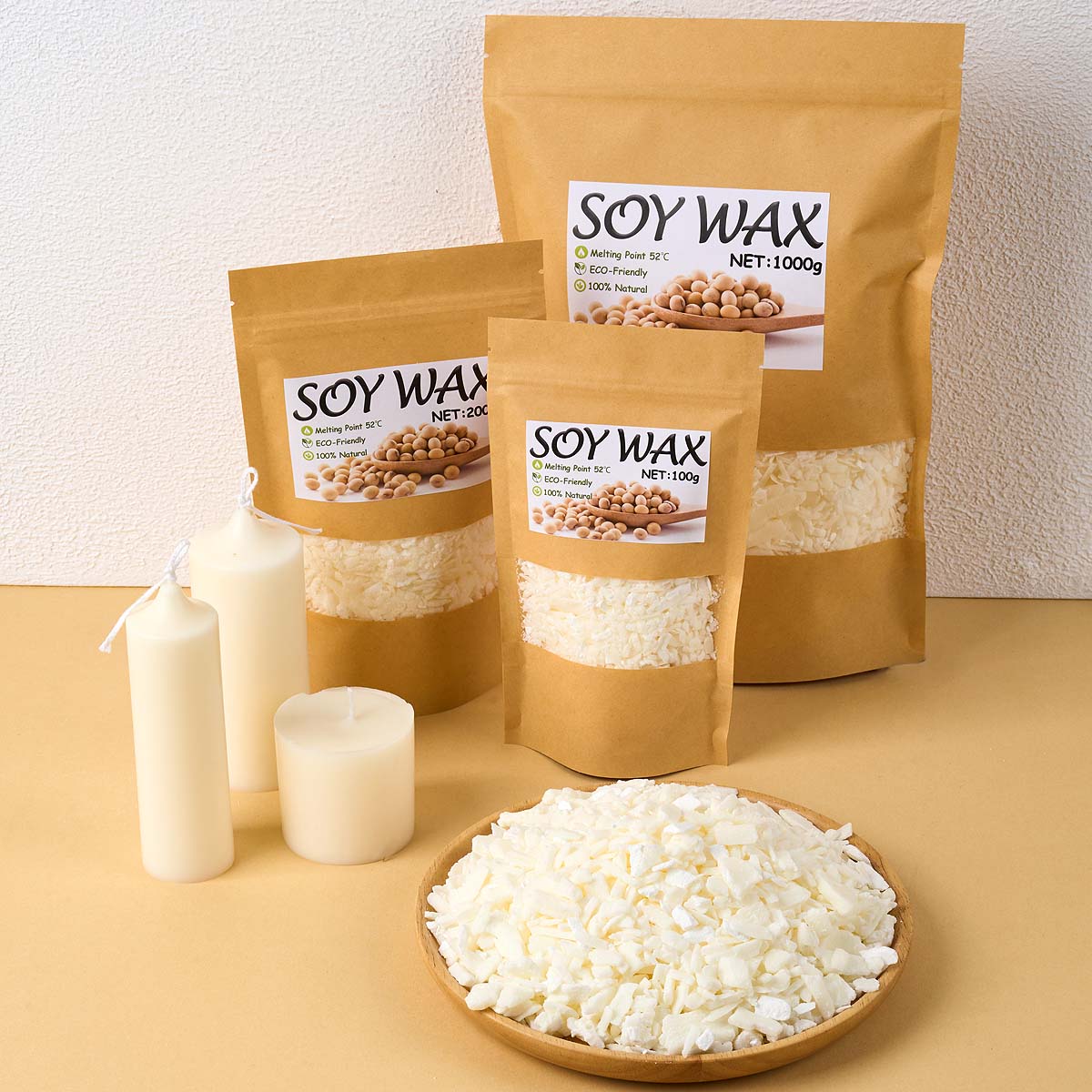 Candle Making Date Night - 1 Pounds Pure White Soy Wax