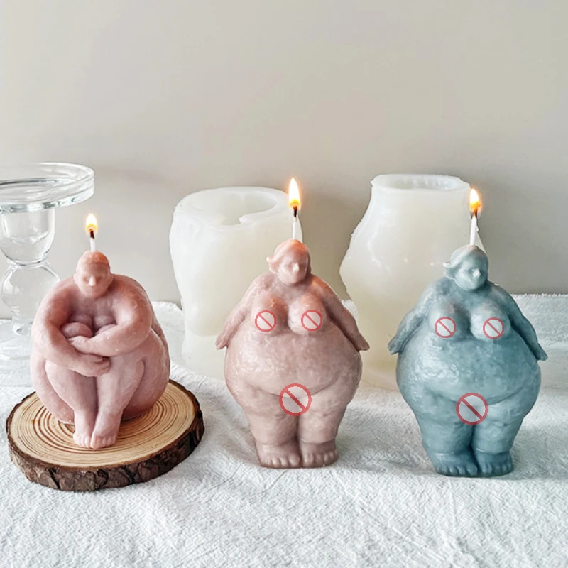 Abstract Human Body Candle Sil - Candle Making Fat 评论和价格
