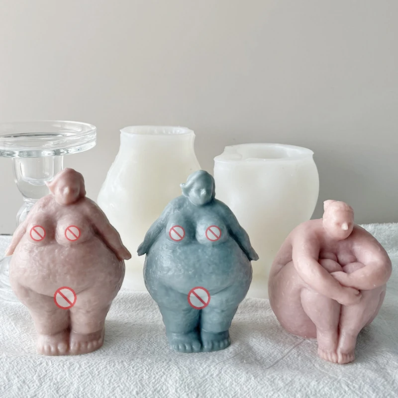 Abstract Human Body Candle Sil - Candle Making Fat 评论和价格