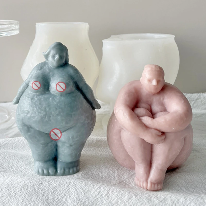Abstract Human Body Candle Sil - Candle Making Fat 评论和价格