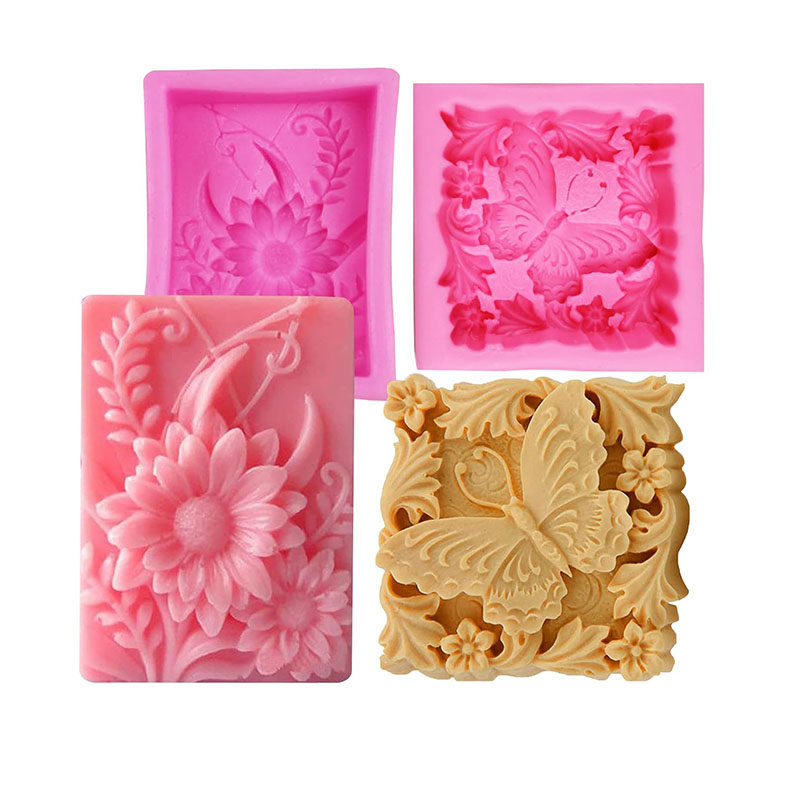 Silicone Soap Mold 3D Butterfl - Candle Making Bath 评论和价格