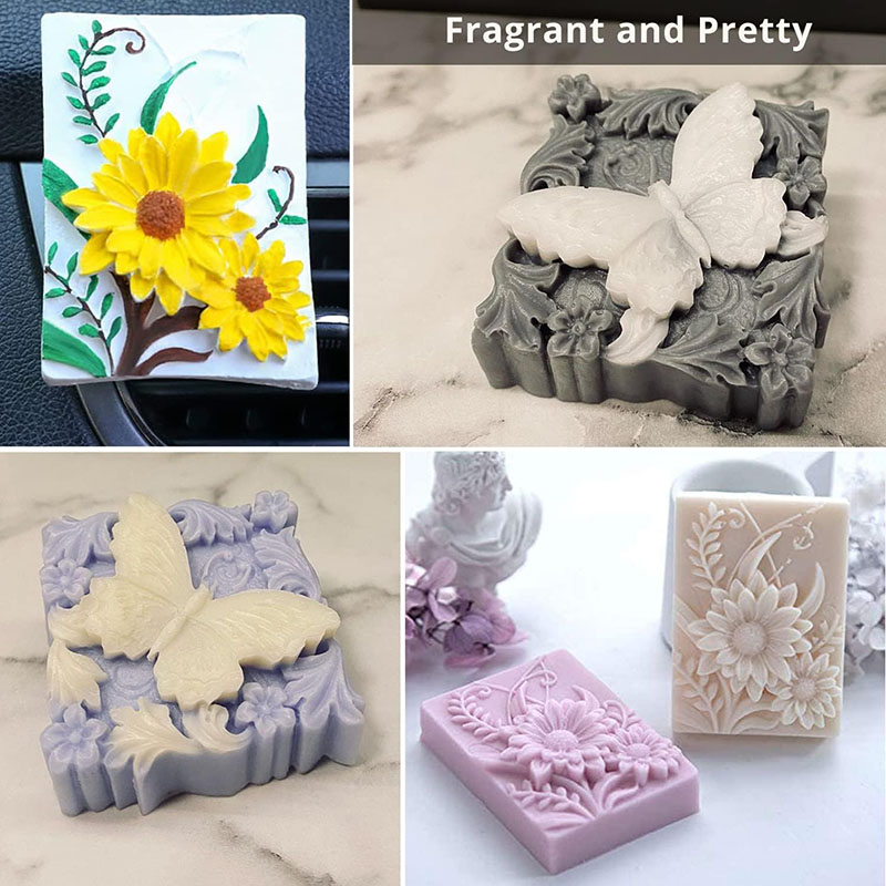 Silicone Soap Mold 3D Butterfl - Candle Making Bath 评论和价格