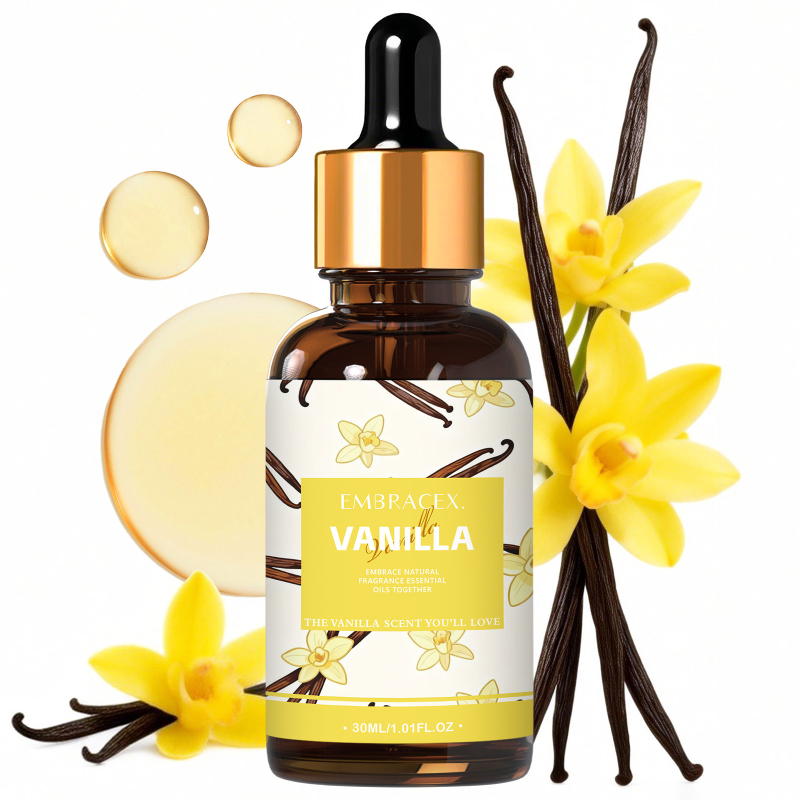 30ml Vanilla Essential Oil For - Candle Making Supplies 评论和价格