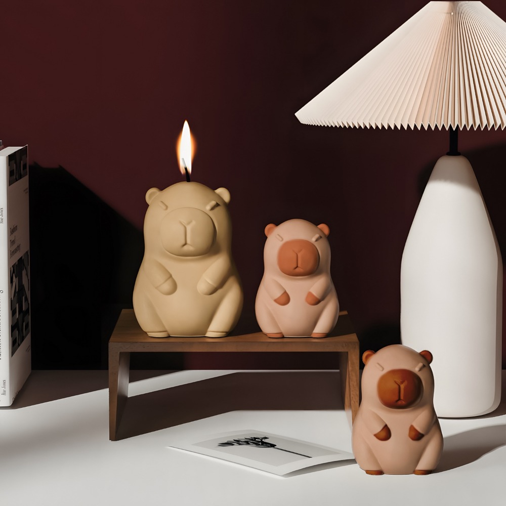 Standing Capybara Scent Candle - Candle Making Date Night 评论和价格