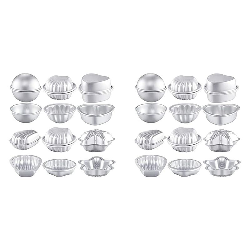 ABKS-24 Pcs 6 Shapes Bath- Mak - Candle Making Bath 评论和价格