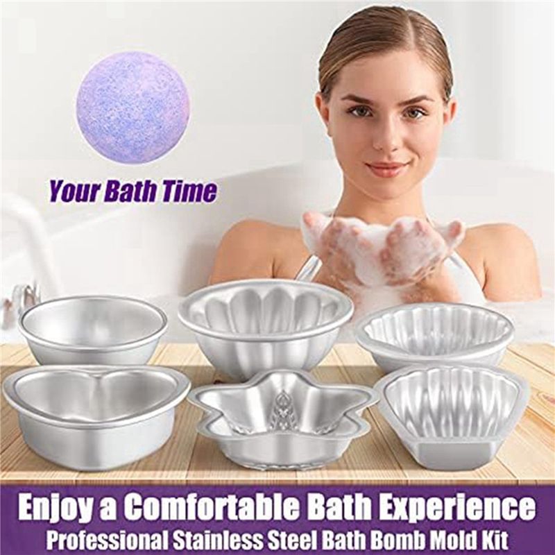 ABKS-24 Pcs 6 Shapes Bath- Mak - Candle Making Bath 评论和价格