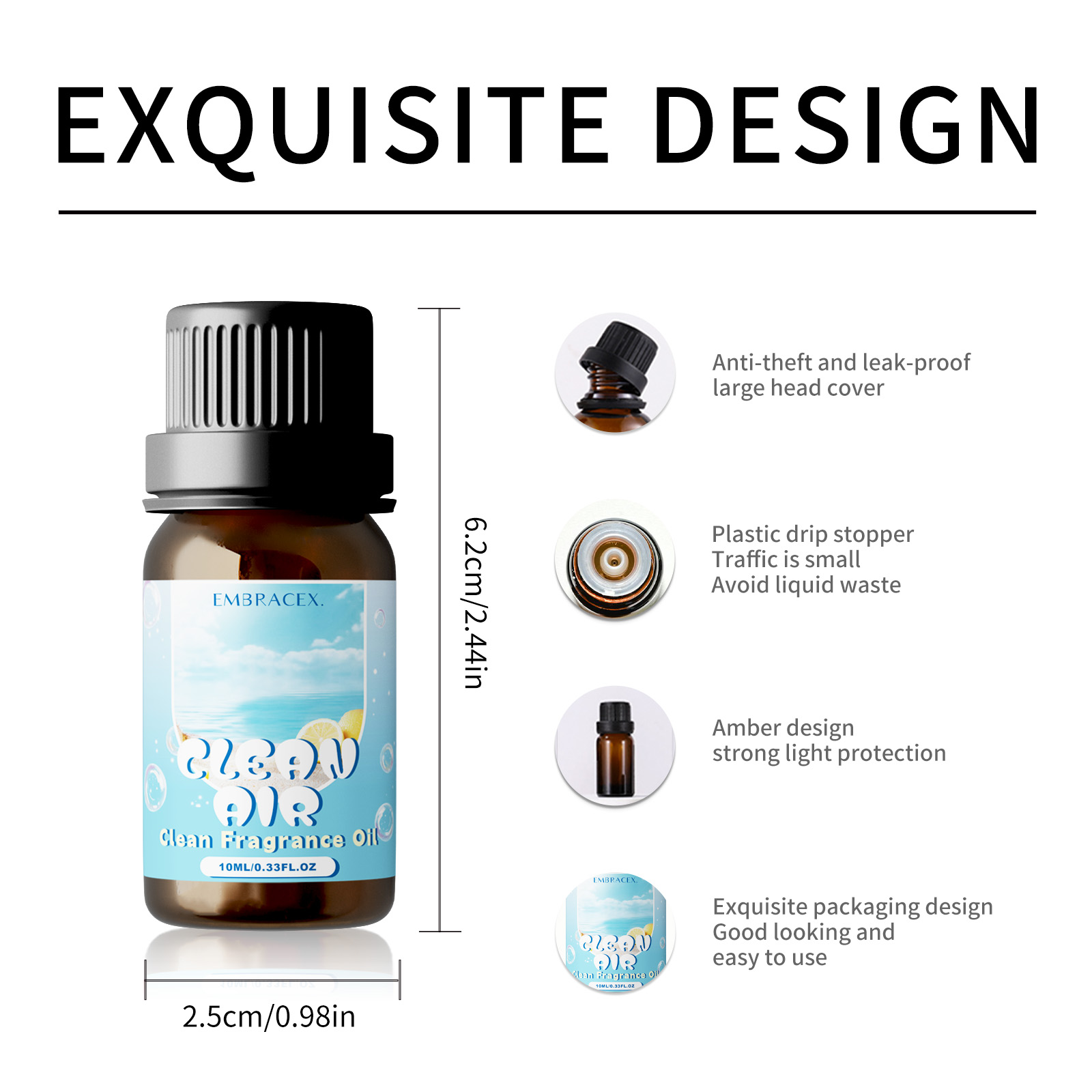10ml Clean Air Essential Oil L - Candle Making Supplies 评论和价格