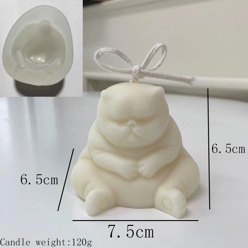 Fat Cat Candle Molds silicone  - Candle Making Fat 评论和价格