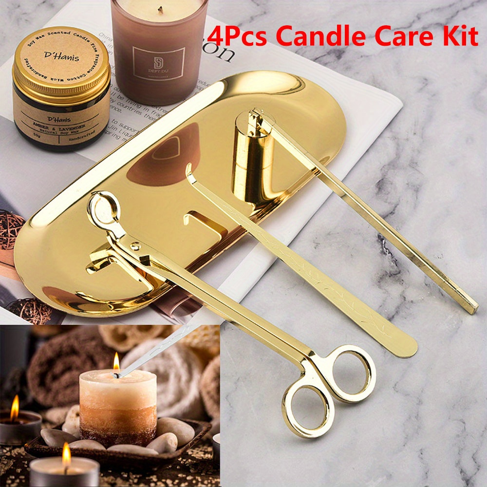 4pcs/set Luxury Candle Care Ki - Candle Making Supplies 评论和价格