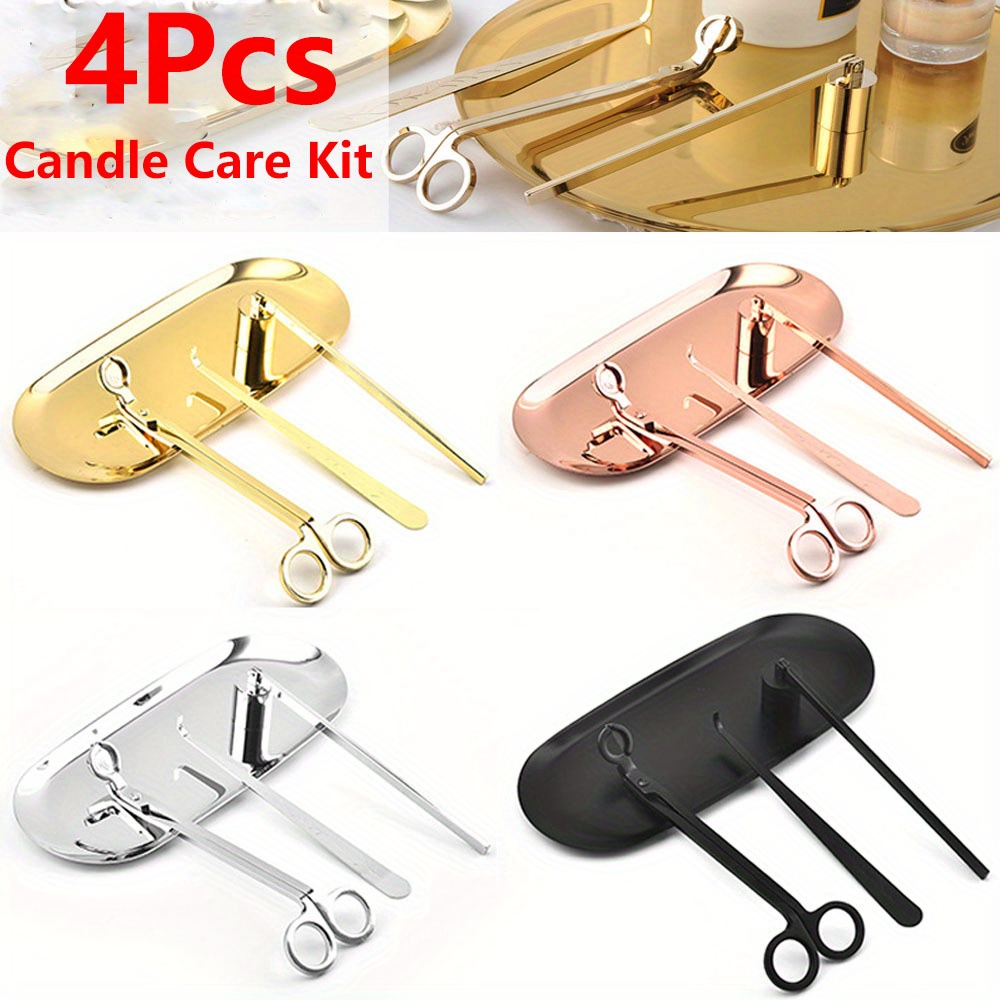 4pcs/set Luxury Candle Care Ki - Candle Making Supplies 评论和价格