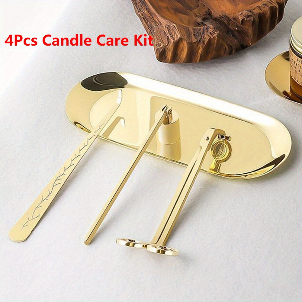 4pcs/set Luxury Candle Care Ki - Candle Making Supplies 评论和价格