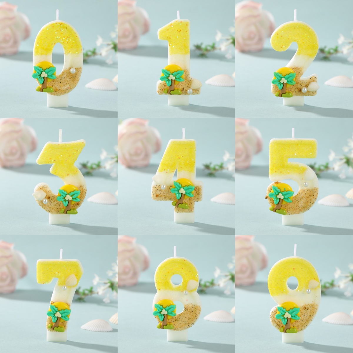 New Number Cake Candle Coconut - Paraffin Candle Wax 评论和价格