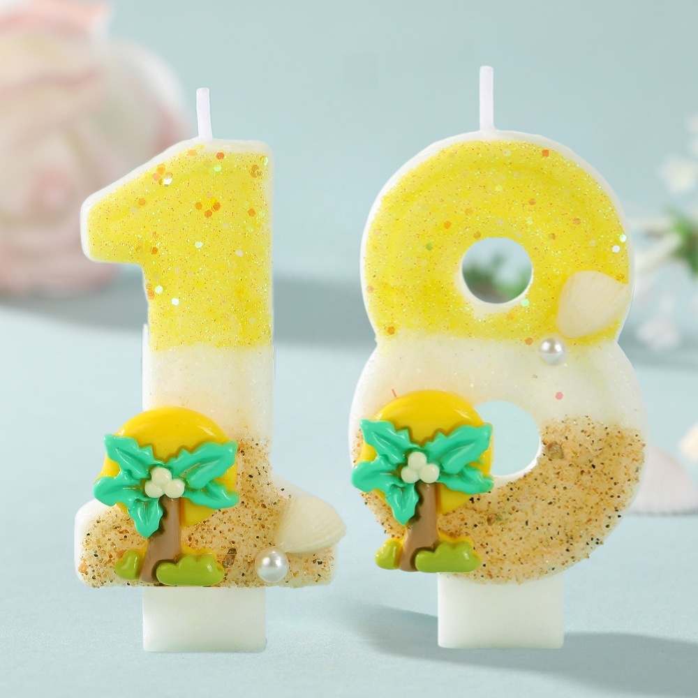 New Number Cake Candle Coconut - Paraffin Candle Wax 评论和价格