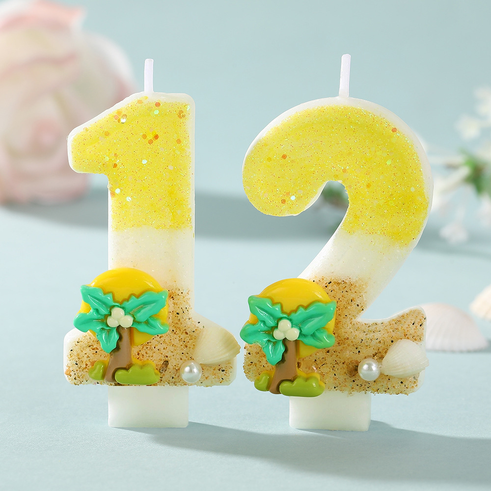 New Number Cake Candle Coconut - Paraffin Candle Wax 评论和价格