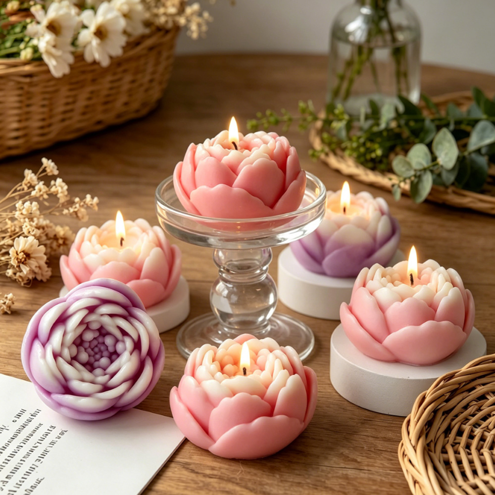 3D Flower Silicone Mold Peony  - Candle Making Date Night 评论和价格