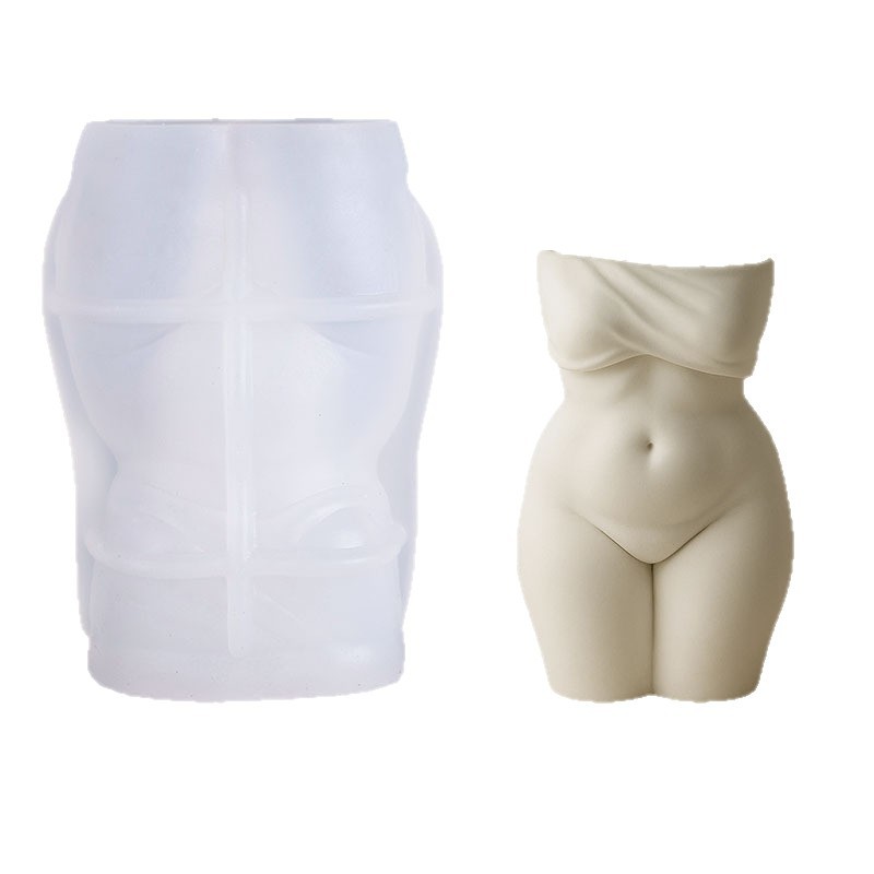 3D Chubby Female Torso Vase Si - Candle Making Fat 评论和价格