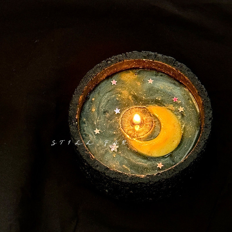 Melting Moon Scented Candle Ha - Paraffin Candle Wax 评论和价格