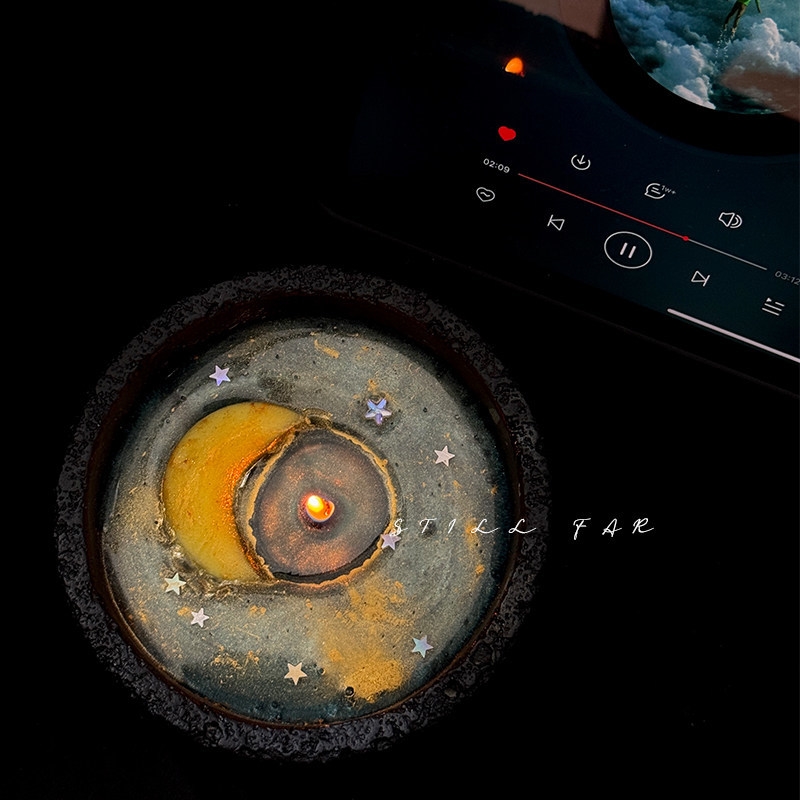 Melting Moon Scented Candle Ha - Paraffin Candle Wax 评论和价格