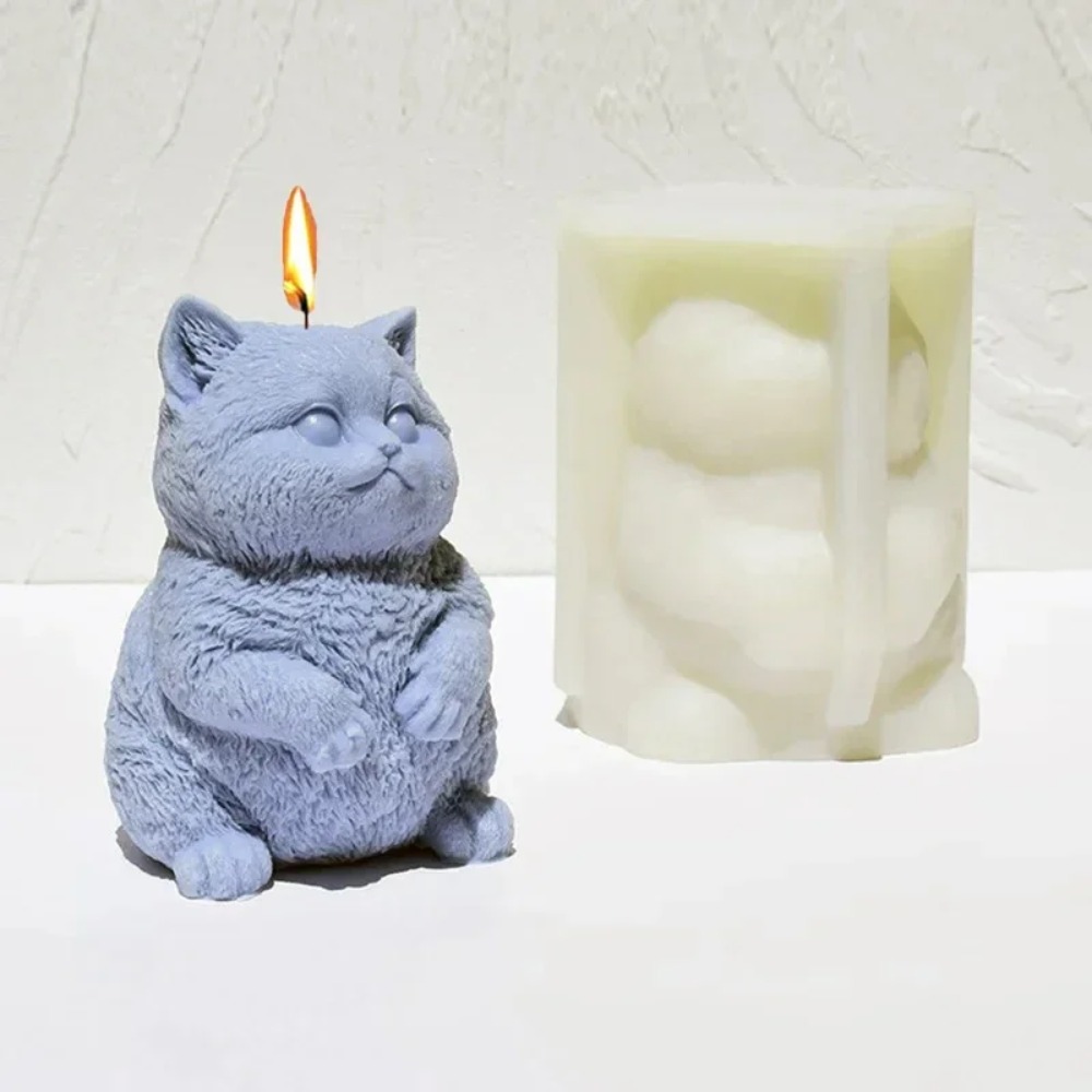 3D Fat Cat Aromatherapy Candle - Candle Making Fat 评论和价格