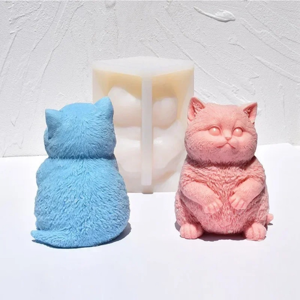 3D Fat Cat Aromatherapy Candle - Candle Making Fat 评论和价格
