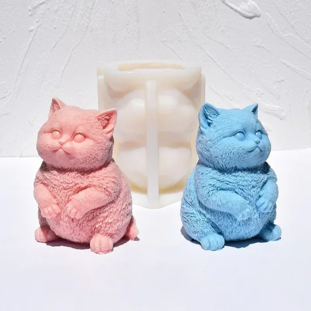 3D Fat Cat Aromatherapy Candle - Candle Making Fat 评论和价格