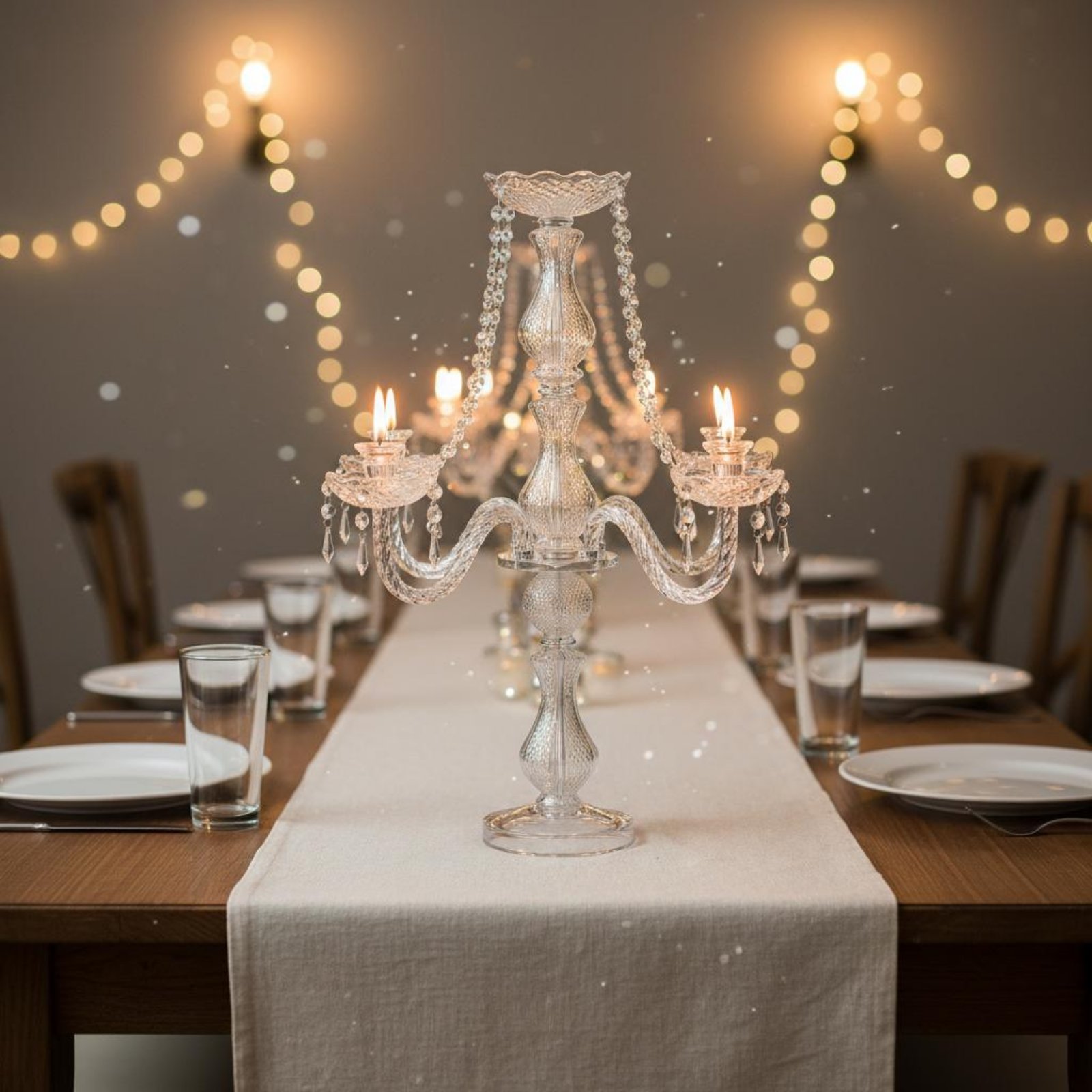 Crystal Candelabra Elegant Wed - Candle Making Supplies 评论和价格
