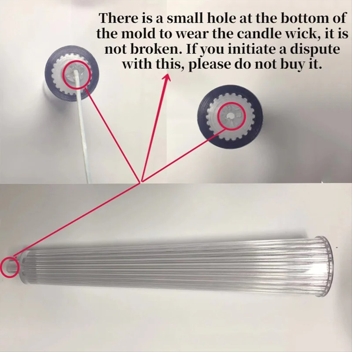 *ABAB Striped Long Pole Column - Candle Making Kit Diy 评论和价格