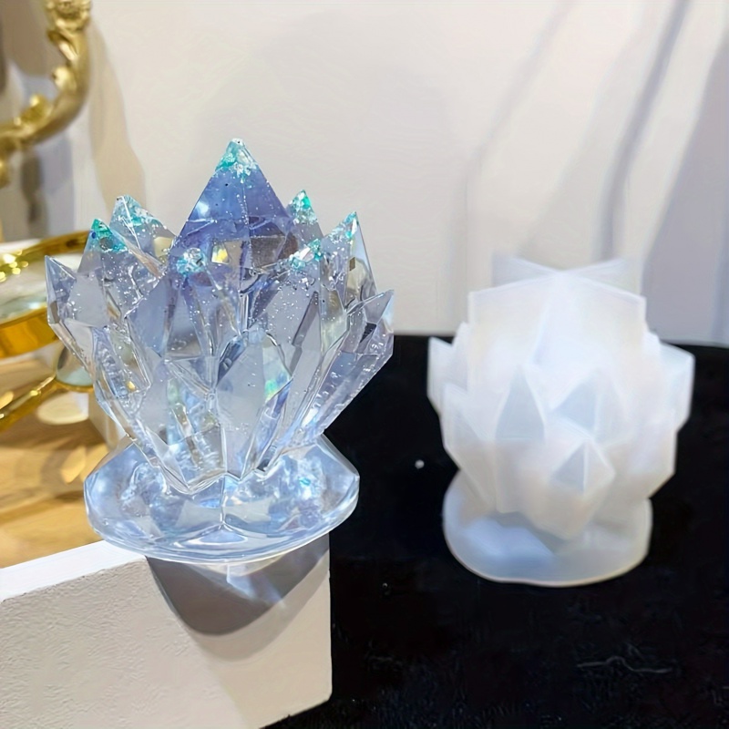 1pcCrystal Cluster Decorative  - Candle Making Moulds 评论和价格