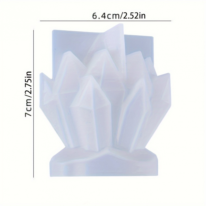 1pcCrystal Cluster Decorative  - Candle Making Moulds 评论和价格