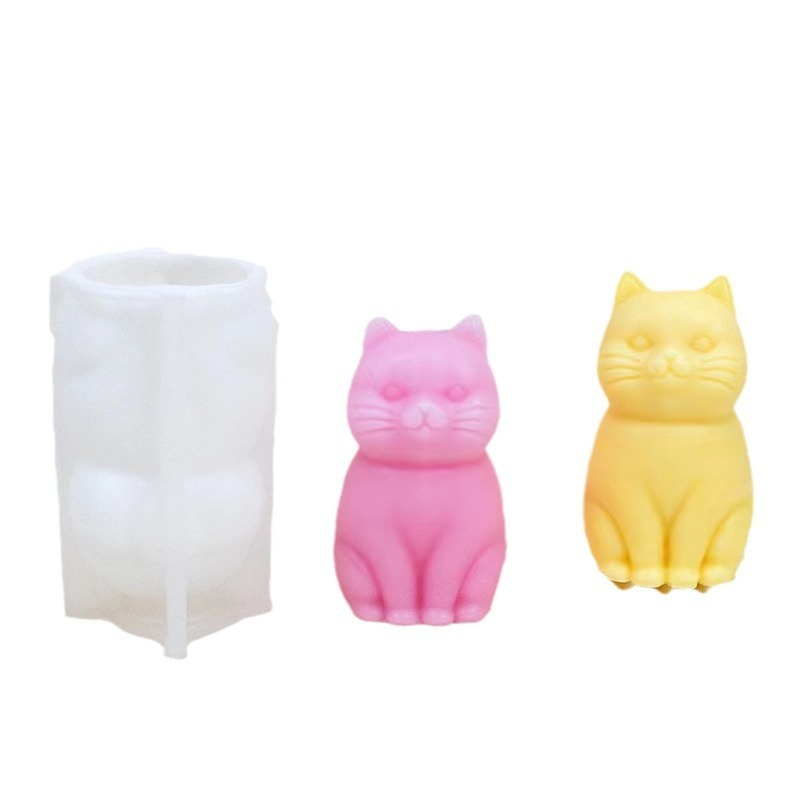 3D fat cat  Animal Silicone Ca - Candle Making Fat 评论和价格
