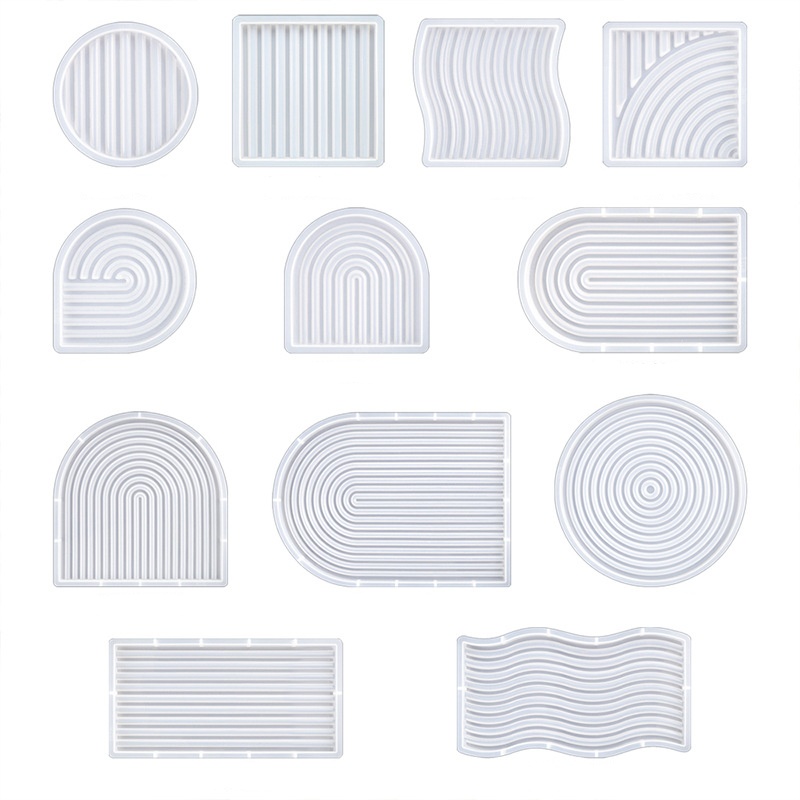 DIY Striped Wave Tray Mold For - Candle Making Moulds 评论和价格