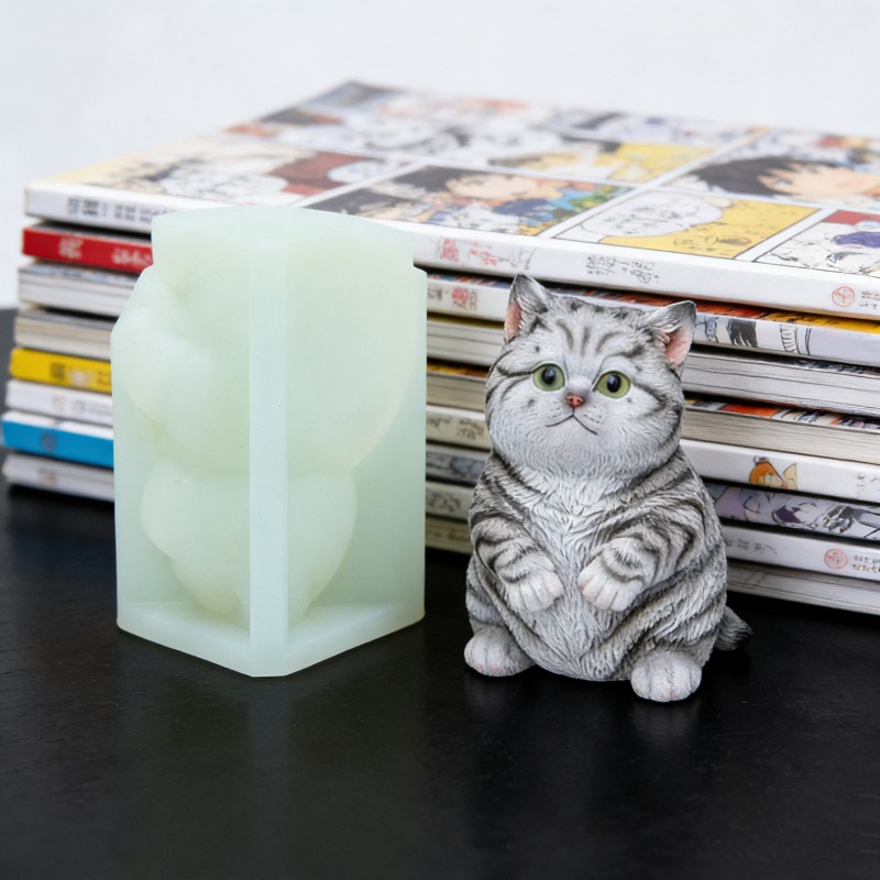DIY Standing Fat Cat Silicone  - Candle Making Fat 评论和价格