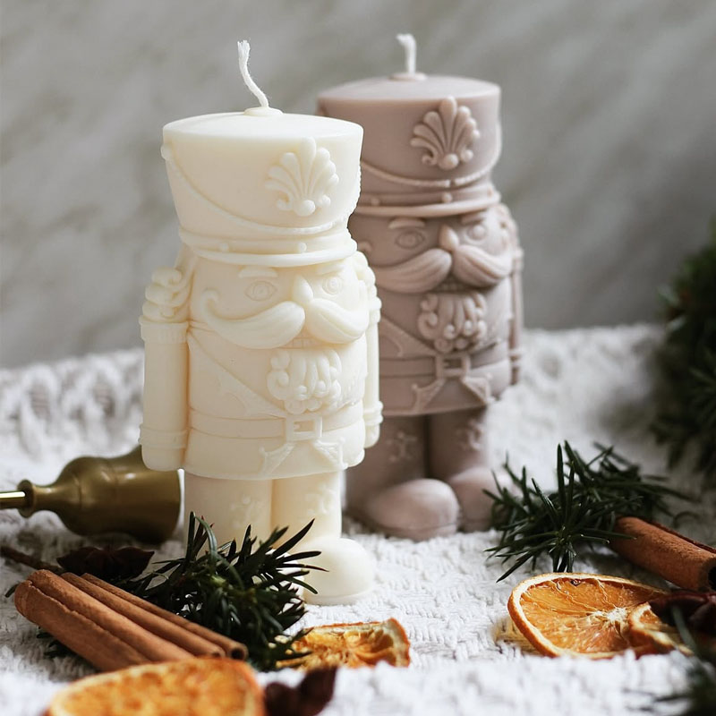 Nutcrackers Soldier Candle Mol - Candle Making Fat 评论和价格