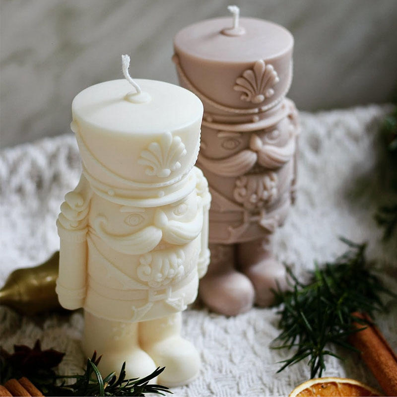 Nutcrackers Soldier Candle Mol - Candle Making Fat 评论和价格