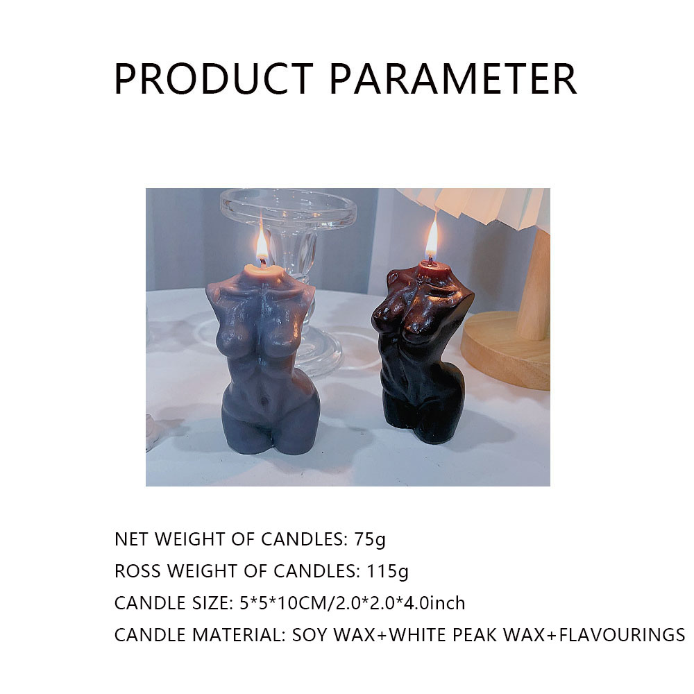 Female Torso Body Shape Scente - Paraffin Candle Wax 评论和价格