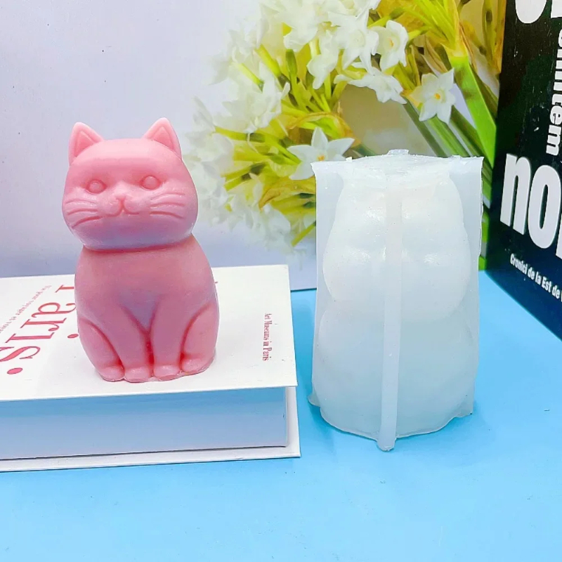 3d fat cat  animal silicone ca - Candle Making Fat 评论和价格