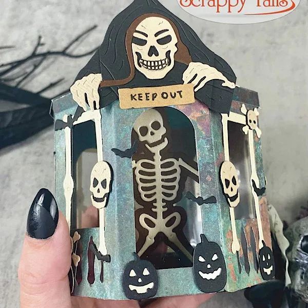 Gargoyle Wall Halloween Metal  - Kraft Box Candle 评论和价格