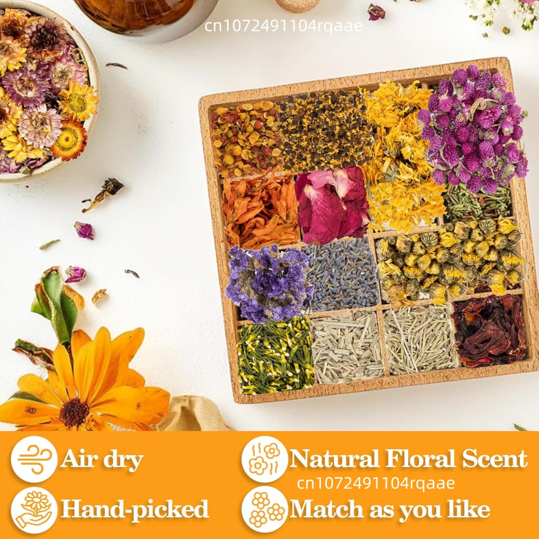 Premium Natural Dried Flowers  - Candle Making Bath 评论和价格