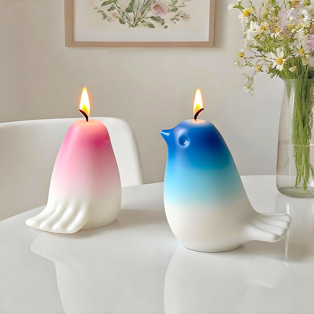 Little Fat Bird Candle Silicon - Candle Making Fat 评论和价格