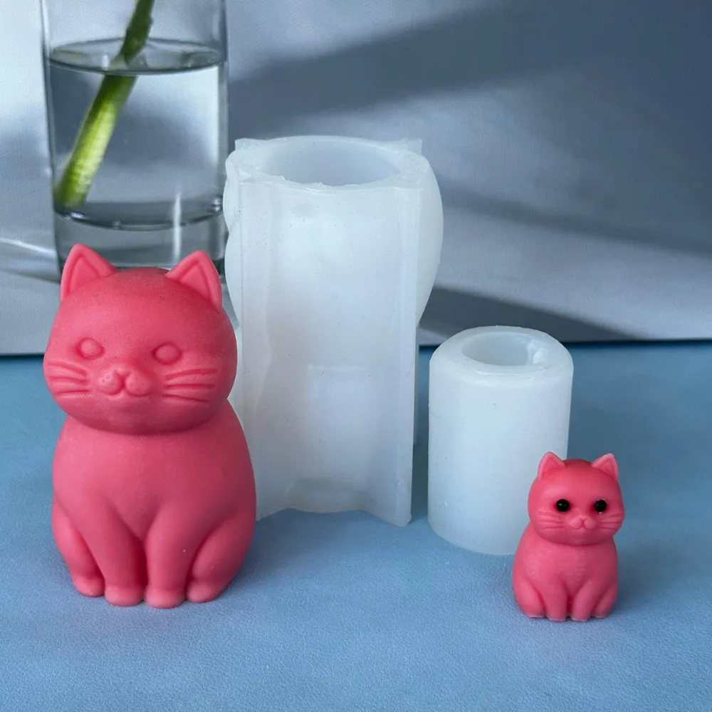 3D fat cat  Animal Silicone Ca - Candle Making Fat 评论和价格