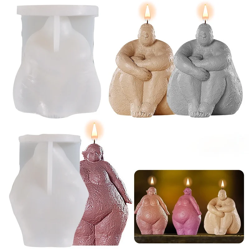 New Abstract Body Silicone Can - Candle Making Fat 评论和价格