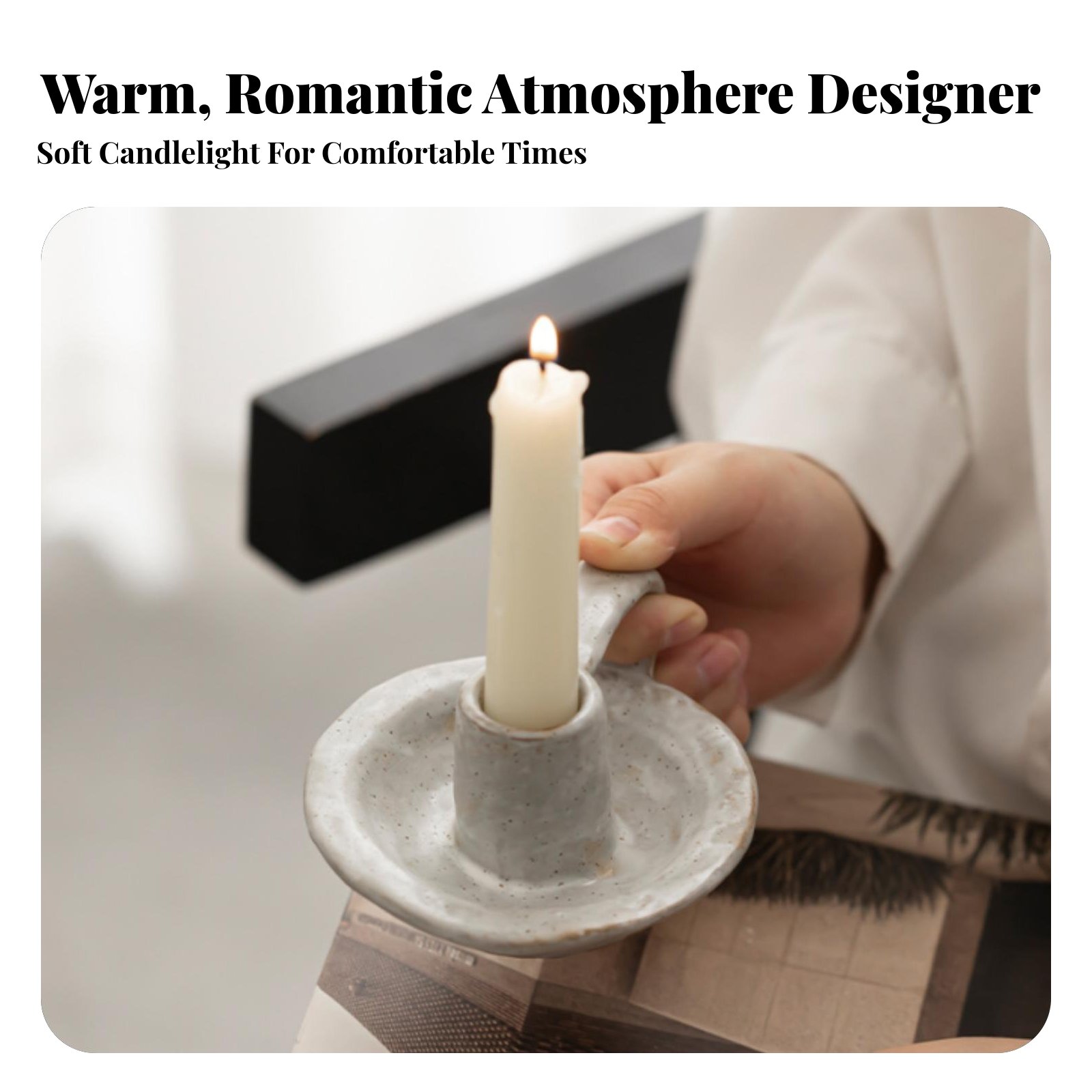 Nordic Ceramic Candle Holder,  - Paraffin Candle Wax 评论和价格