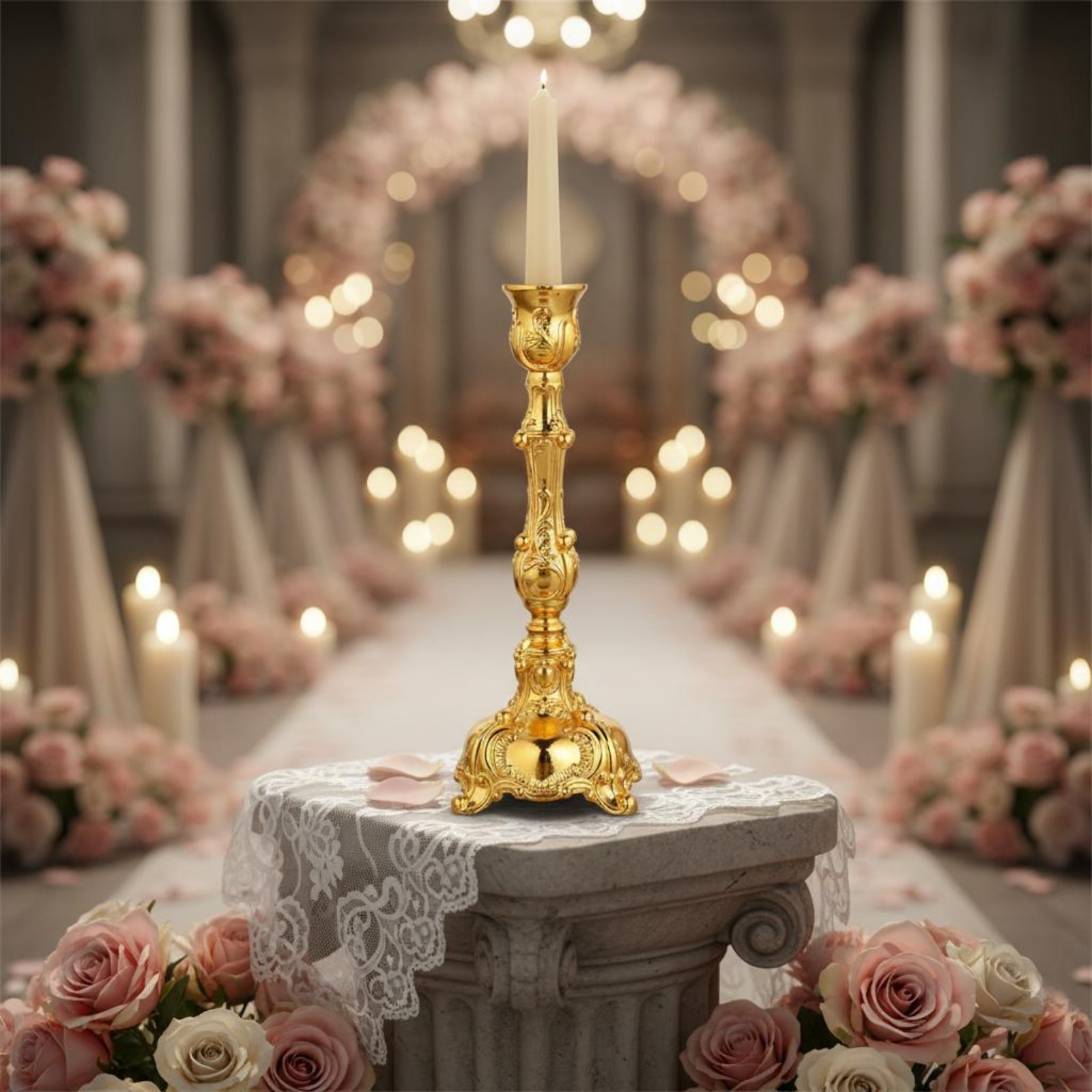 European Design Metal Candlest - Paraffin Candle Wax 评论和价格